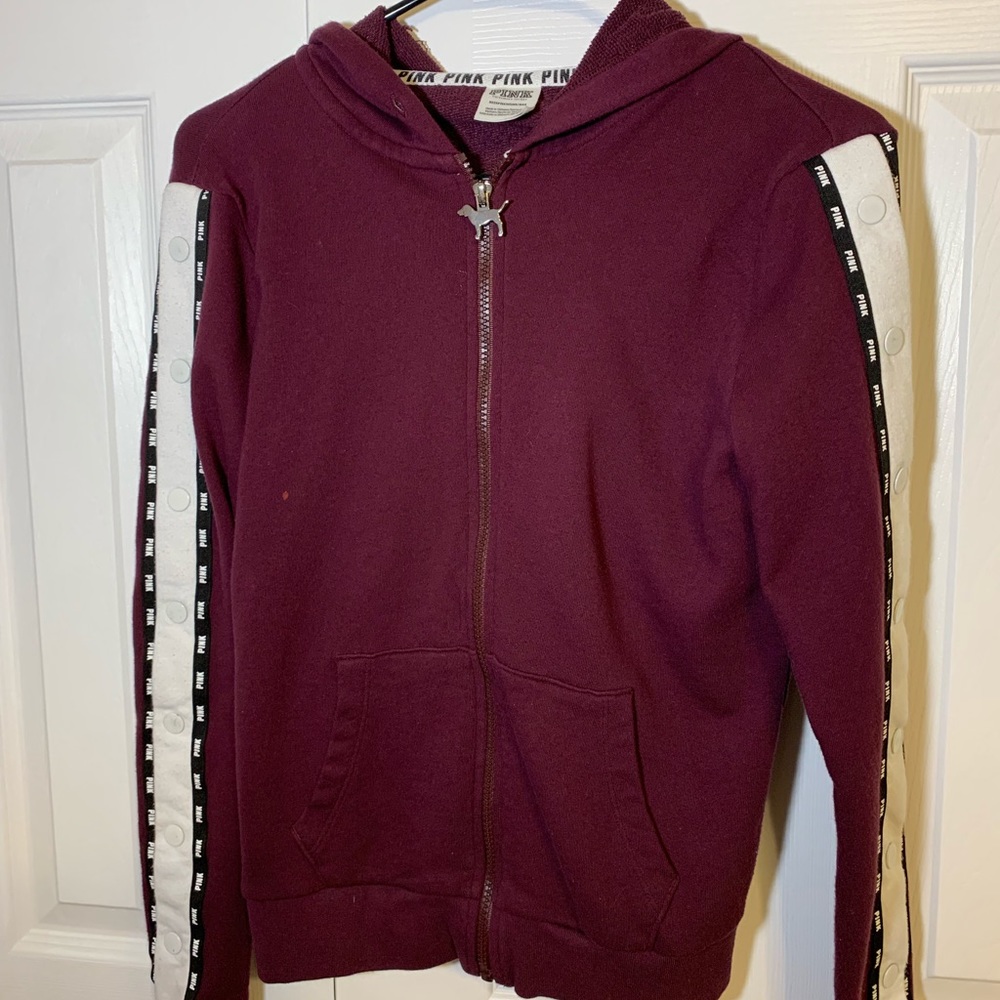 PINK Burgundy Jacket